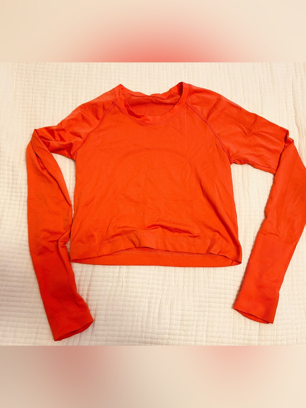lululemon athletica Women's Scoop-Neck Lightweight Pullover - Orange